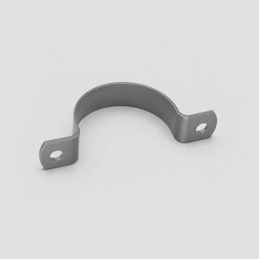 Collier de fixation pour pot d'échappement présenté seul