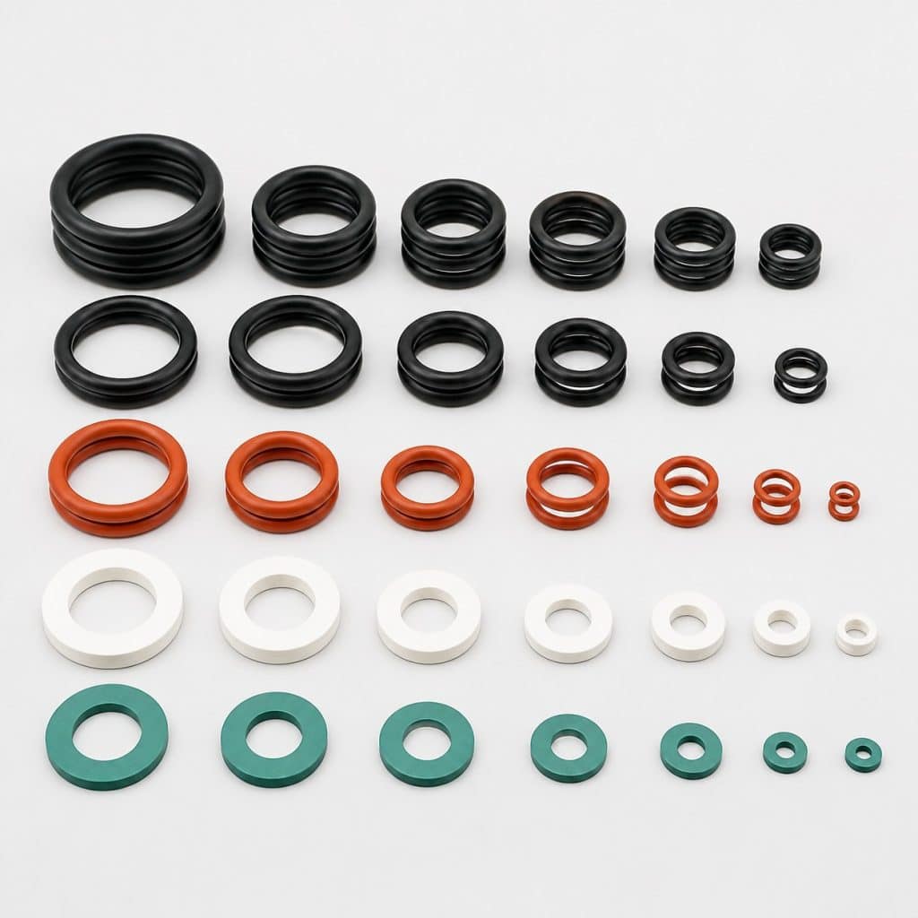 Kit de joints d'étanchéité assortis pour rampe et régulateur