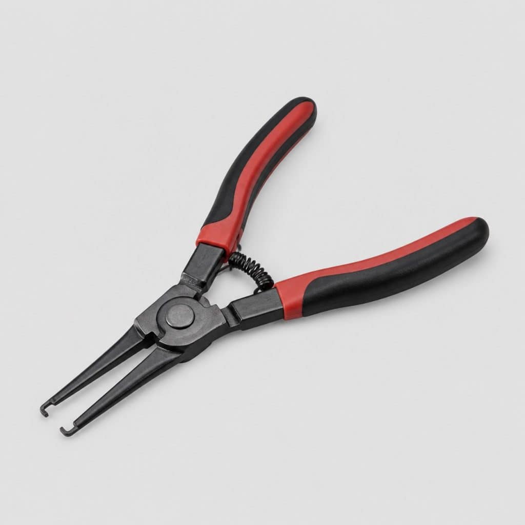 Pince de serrage pour collier d'échappement présentée seule