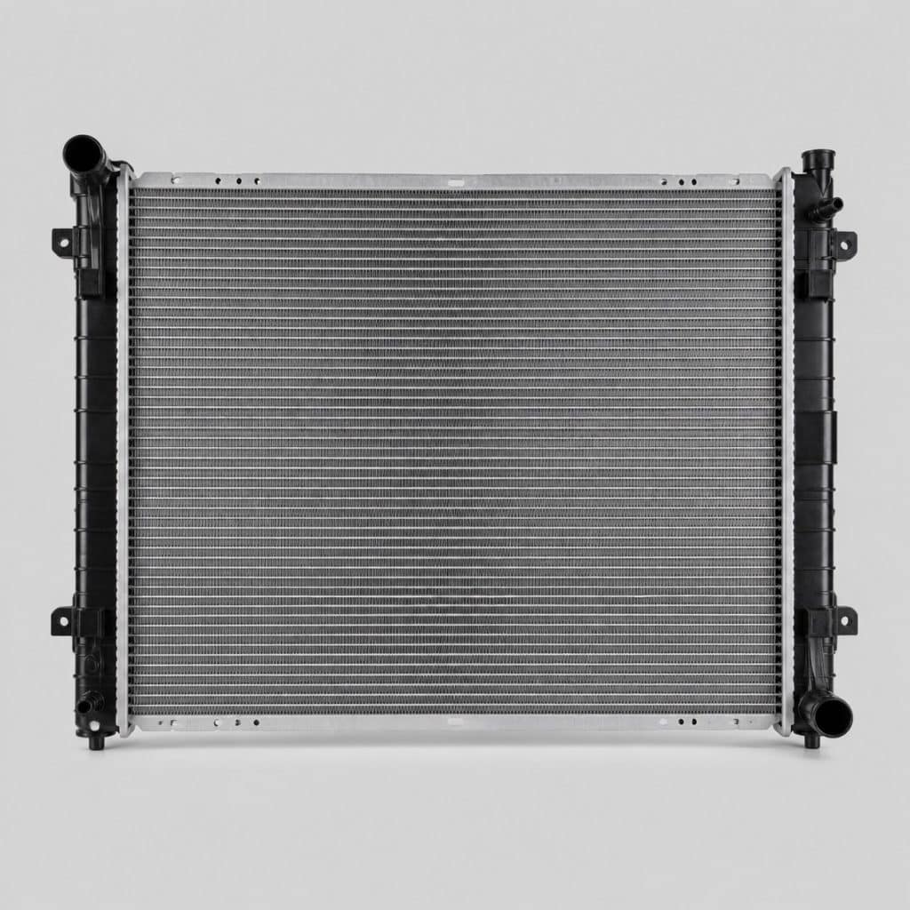 Radiateur de refroidissement pour citadine essence présenté seul sur fond neutre