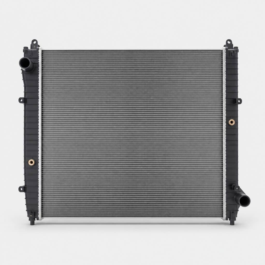 Radiateur universel pour utilitaire présenté seul sur fond neutre