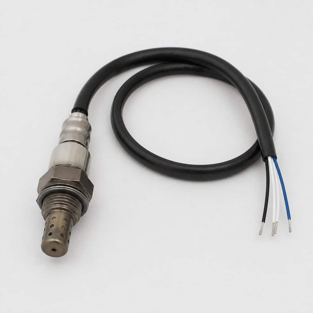 Sonde lambda universelle vue de face, fils libres